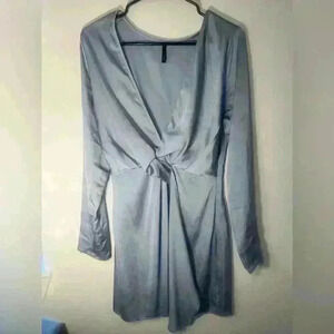 Cute Sky blue wrap dress size medium